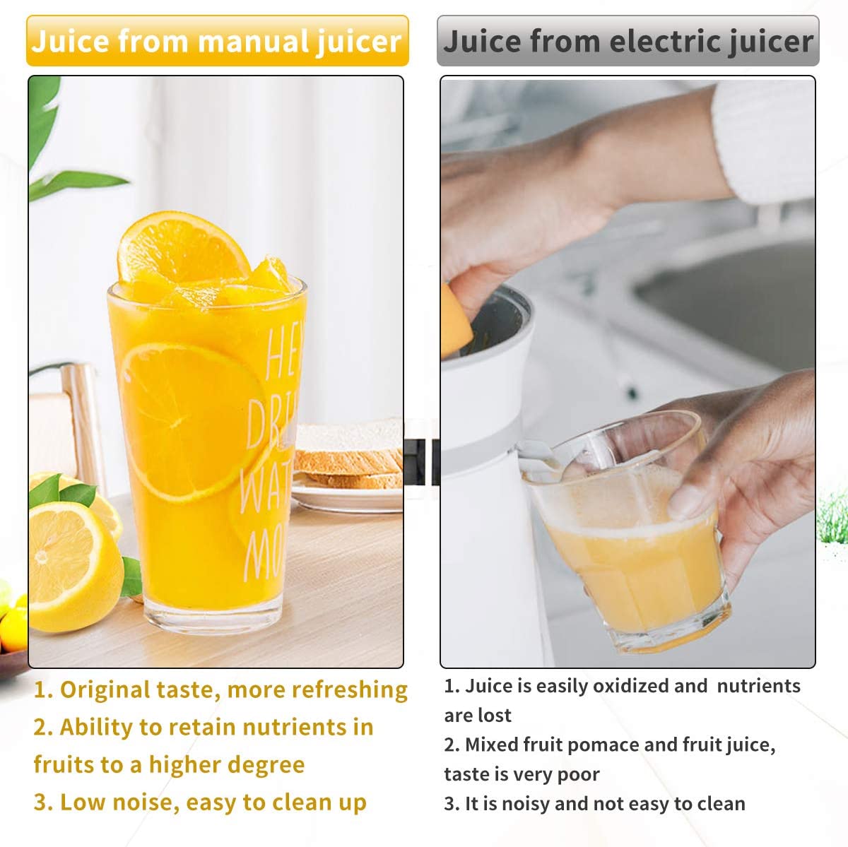 Manual Juice Squeezer Aluminum Alloy Hand Pressure Juicer Pomegranate Orange Lemon Sugar Cane Juice Kitchen Bar Fruit Tools Acce