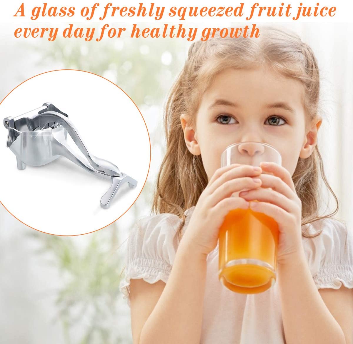 Manual Juice Squeezer Aluminum Alloy Hand Pressure Juicer Pomegranate Orange Lemon Sugar Cane Juice Kitchen Bar Fruit Tools Acce